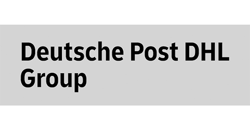 Logo Deutsche Post DHL Group grautöne